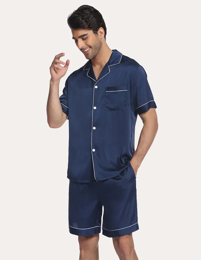 Ekouaer Men Satin Pajama Set (US Only)