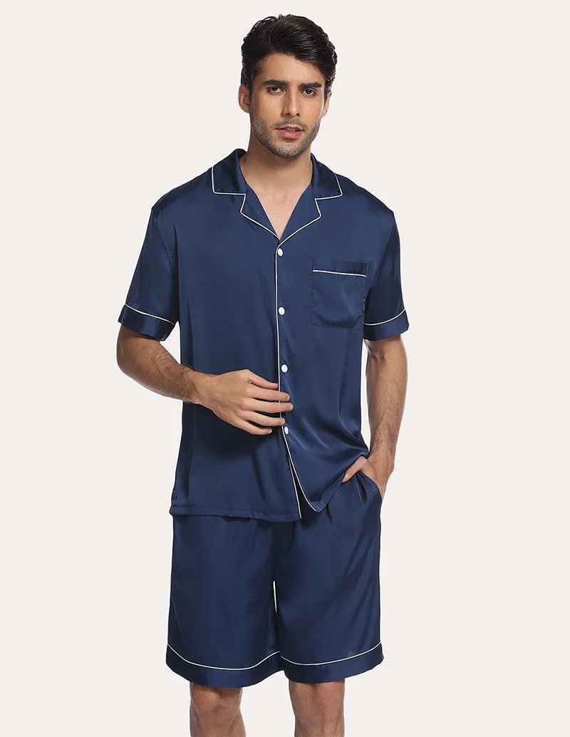 Ekouaer Men Satin Pajama Set (US Only)
