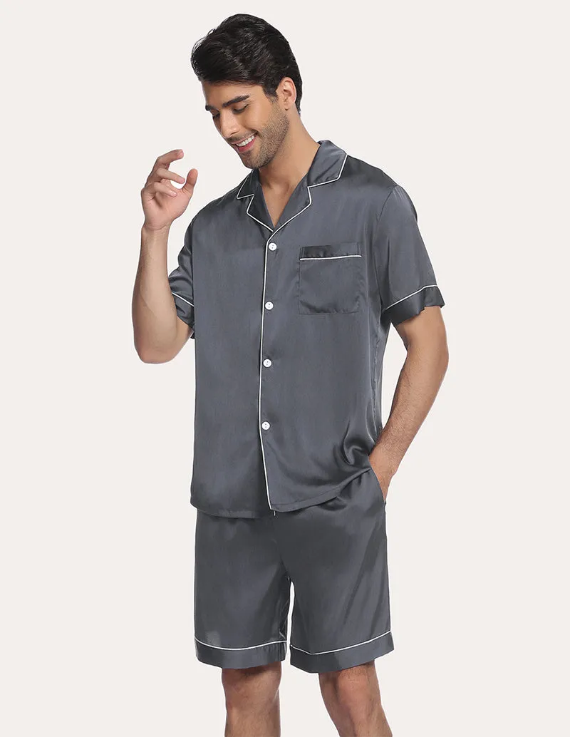 Ekouaer Men Satin Pajama Set (US Only)