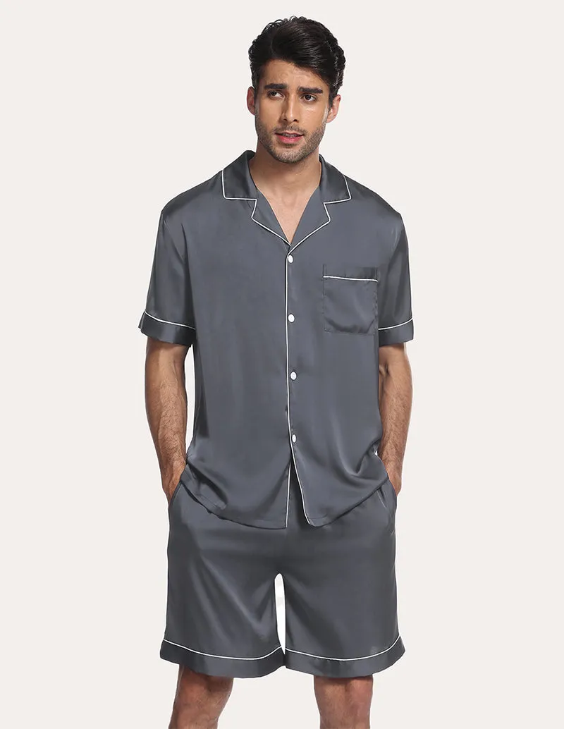 Ekouaer Men Satin Pajama Set (US Only)