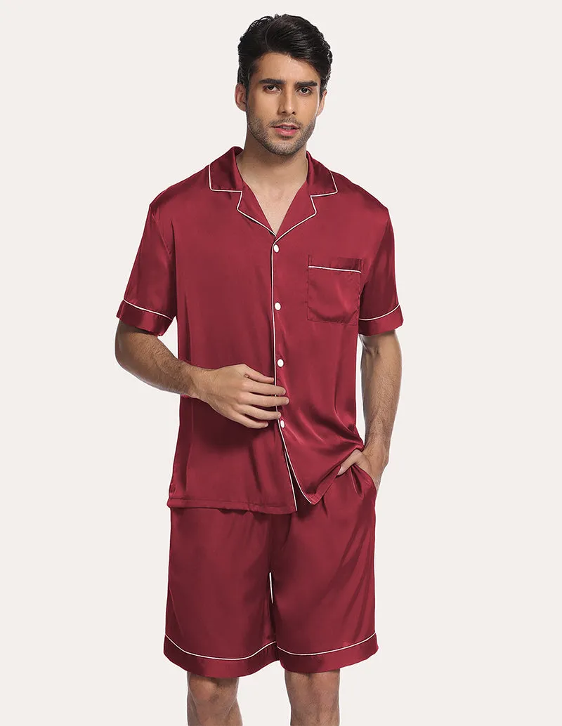 Ekouaer Men Satin Pajama Set (US Only)