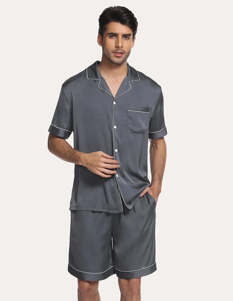 Ekouaer Men Satin Pajama Set (US Only)