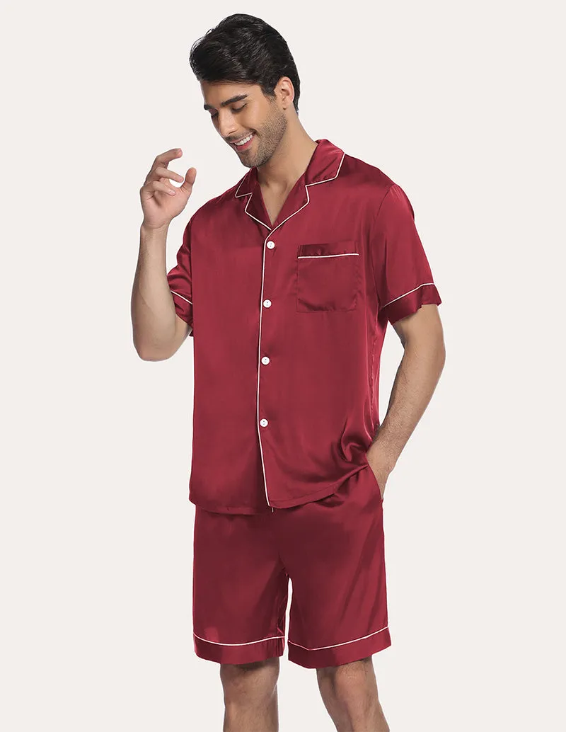 Ekouaer Men Satin Pajama Set (US Only)