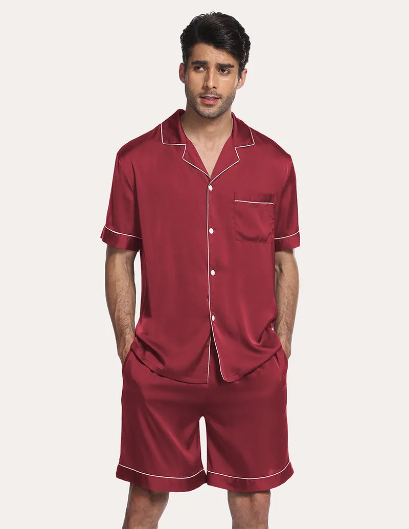 Ekouaer Men Satin Pajama Set (US Only)
