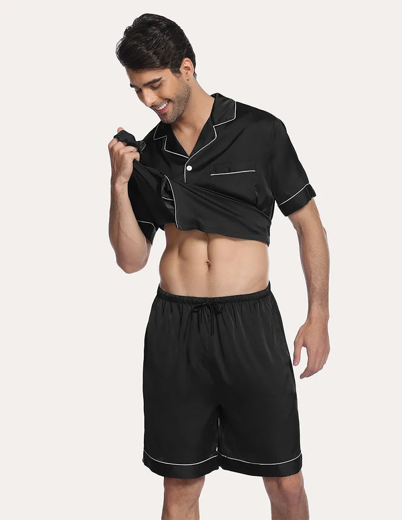 Ekouaer Men Satin Pajama Set (US Only)