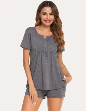 Ekouaer Nursing Maternity Pajamas Set (US Only)