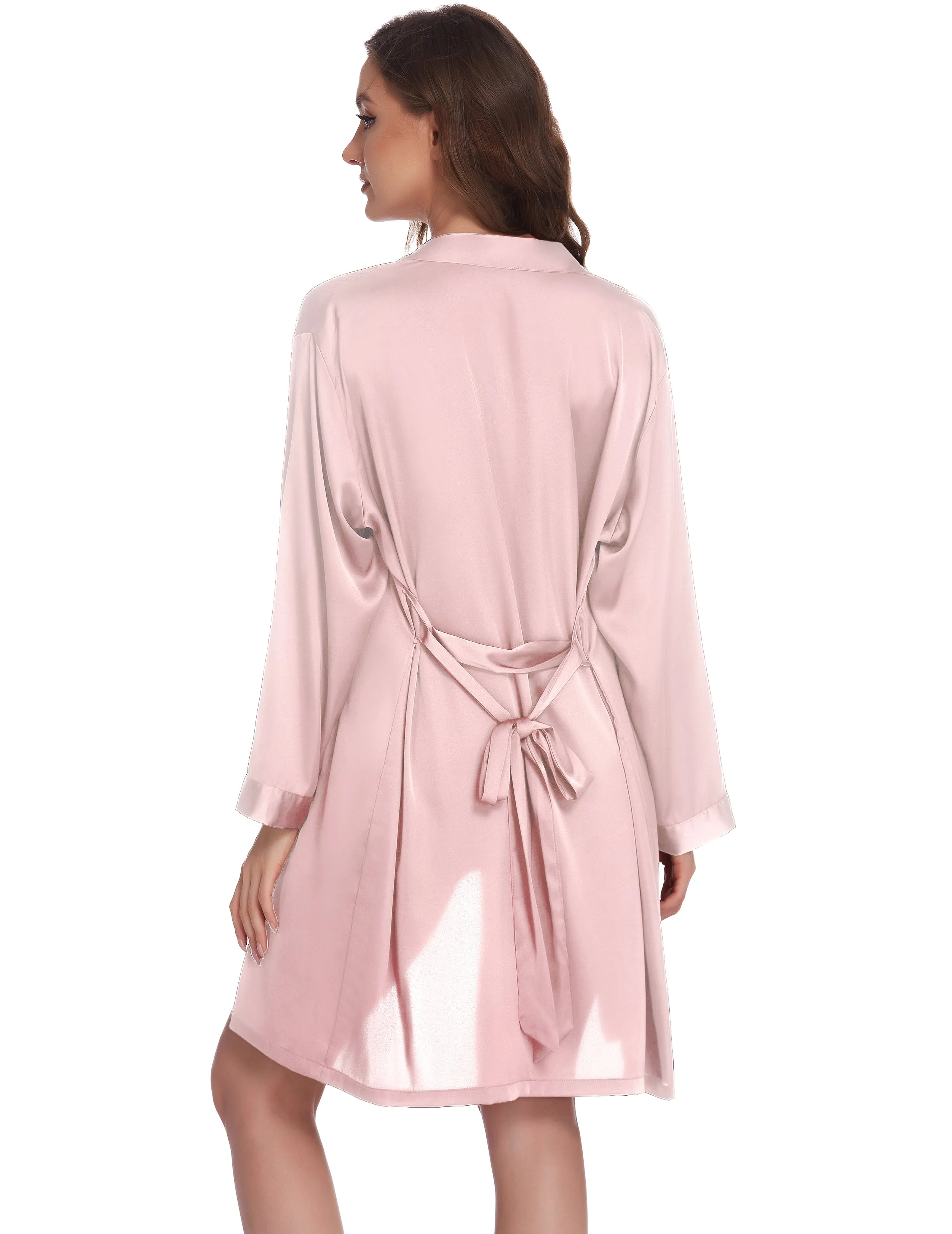 Ekouaer Satin Pajama Set 3Pcs (US Only)