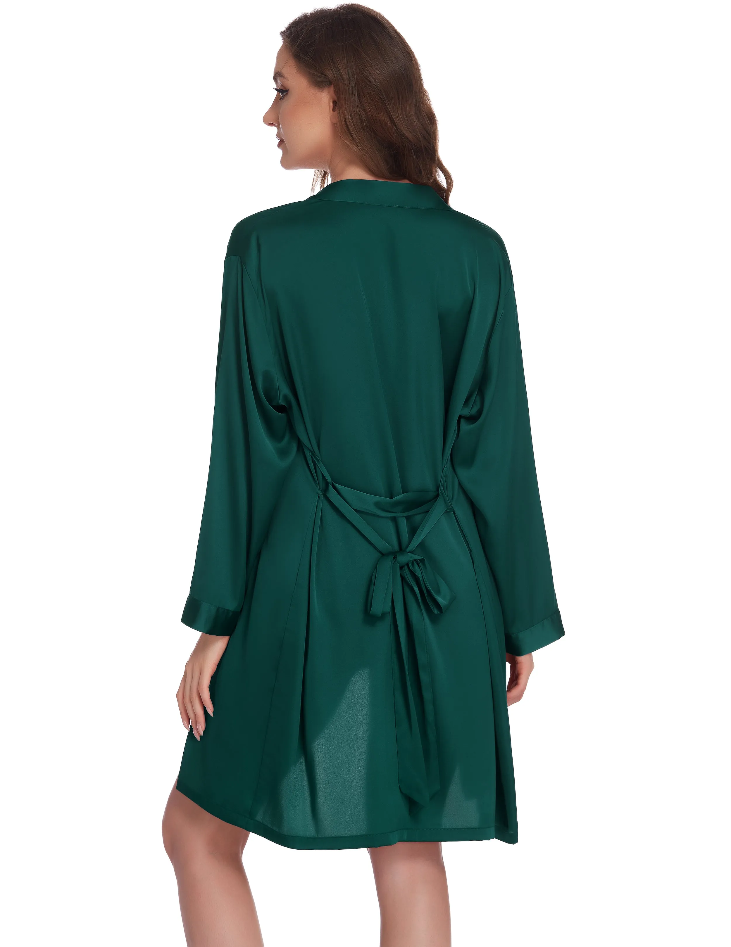Ekouaer Satin Pajama Set 3Pcs (US Only)