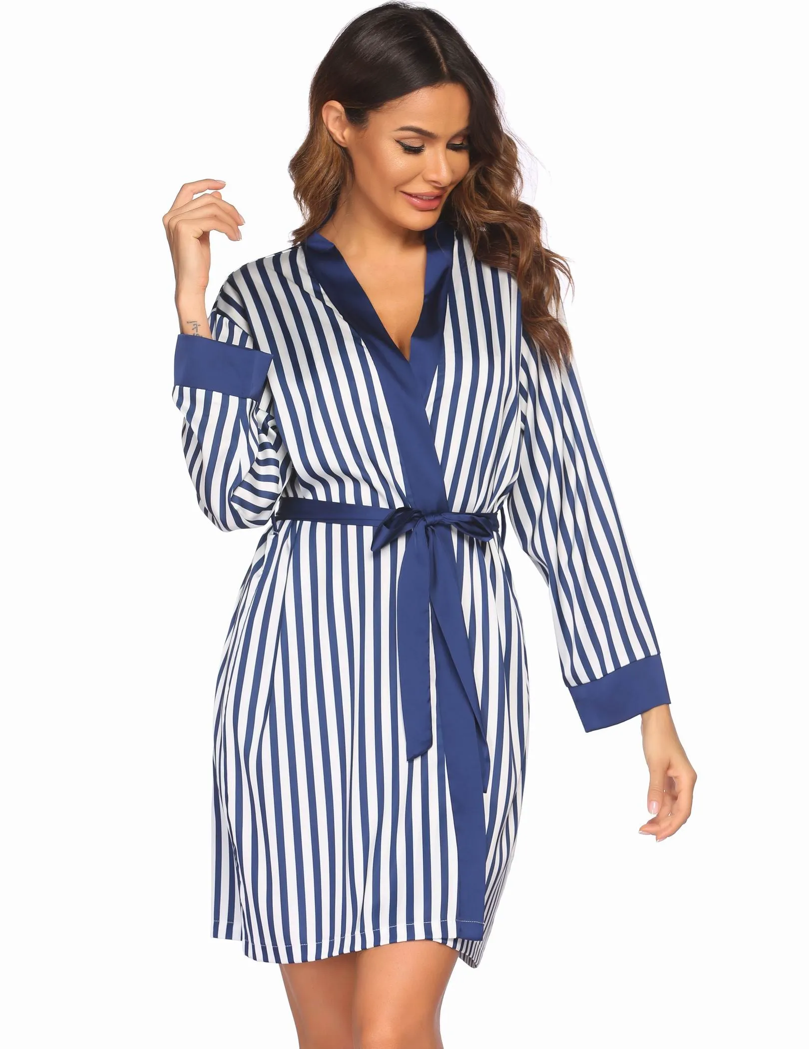 Ekouaer Satin Pajama Set 3Pcs (US Only)