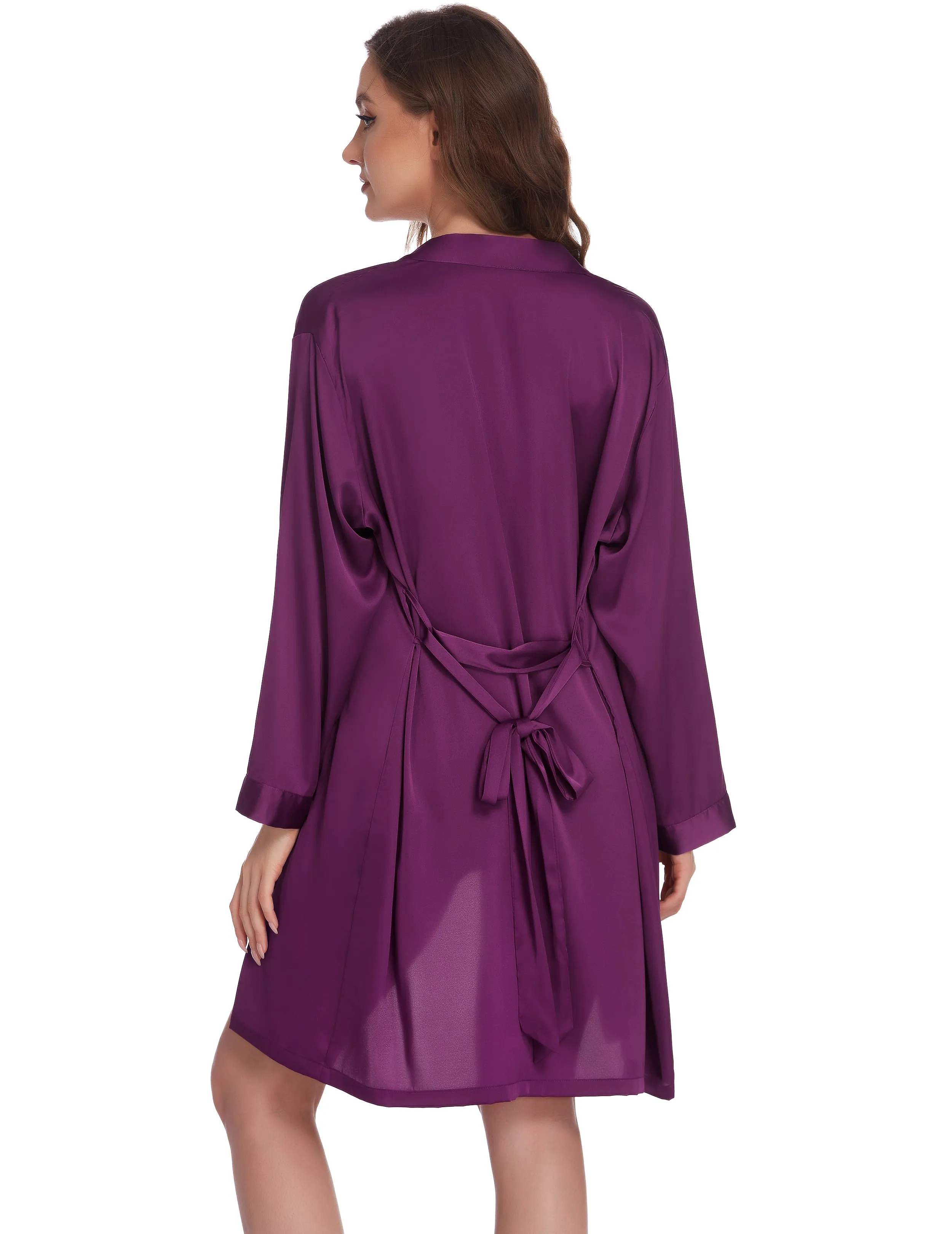 Ekouaer Satin Pajama Set 3Pcs (US Only)