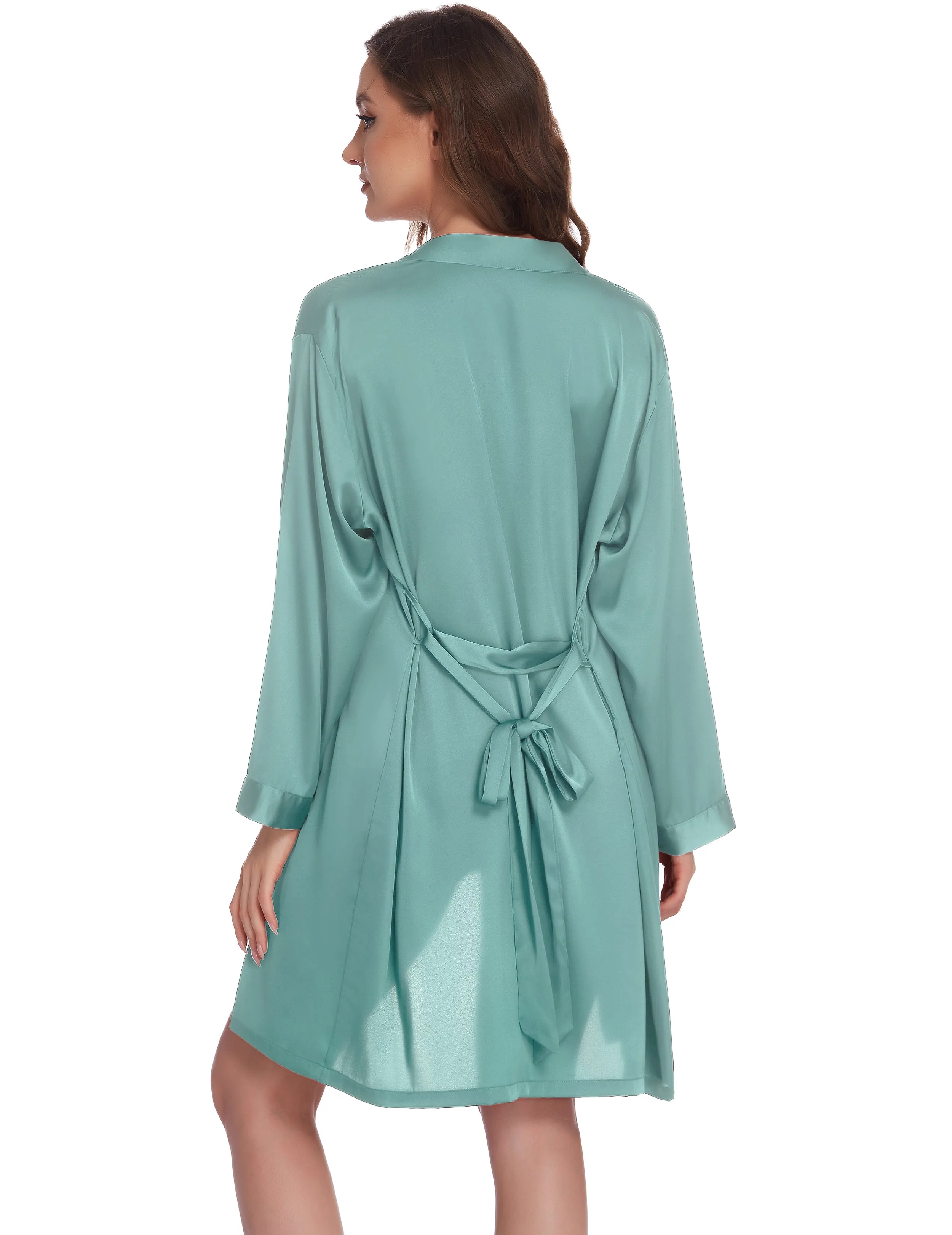 Ekouaer Satin Pajama Set 3Pcs (US Only)