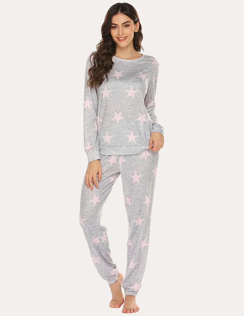 Ekouaer Super-Soft Print Pajama Set (US Only)