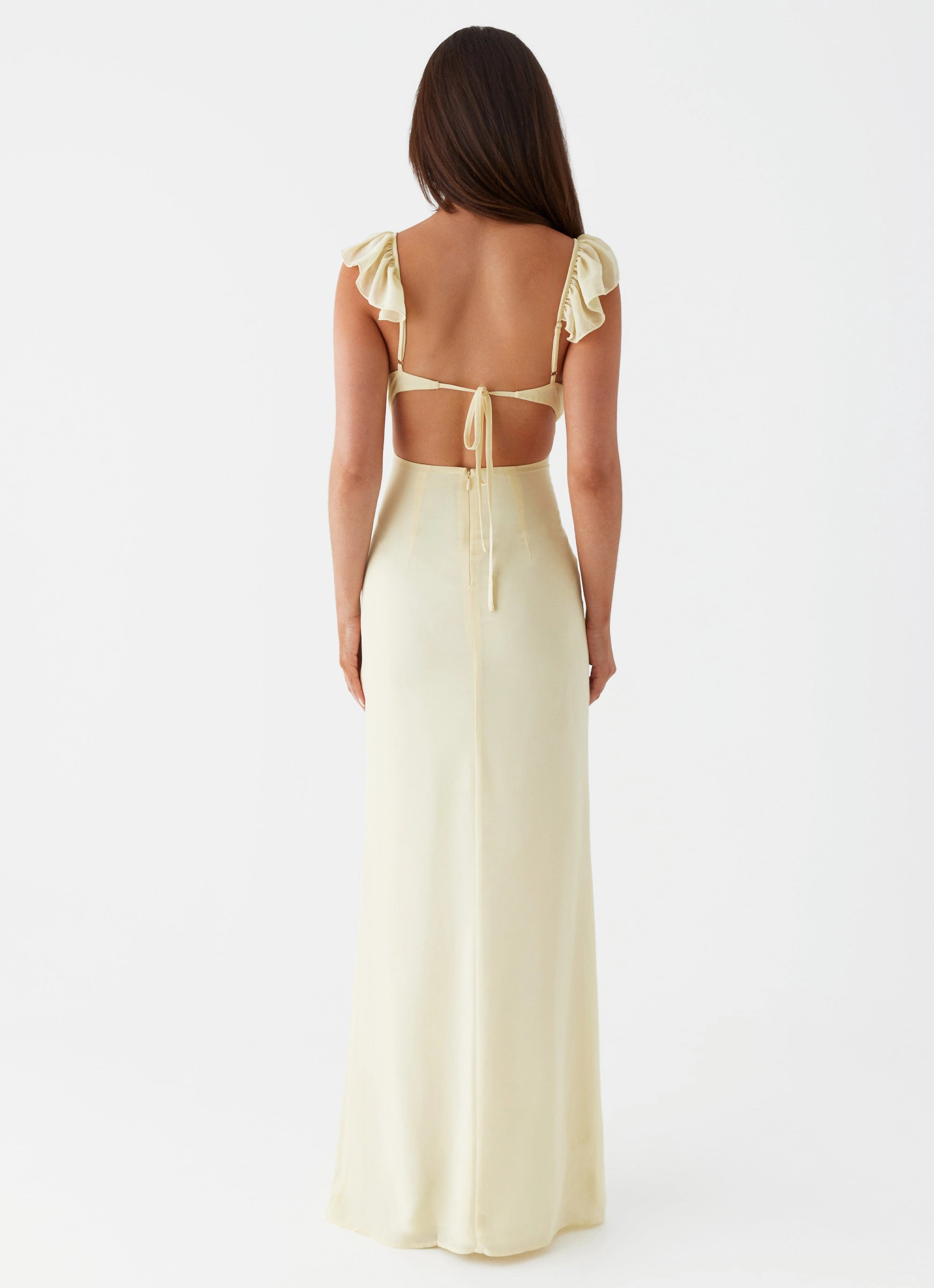 Dew Tone Comfy Shape Silvie Maxi Dress - Yellow
