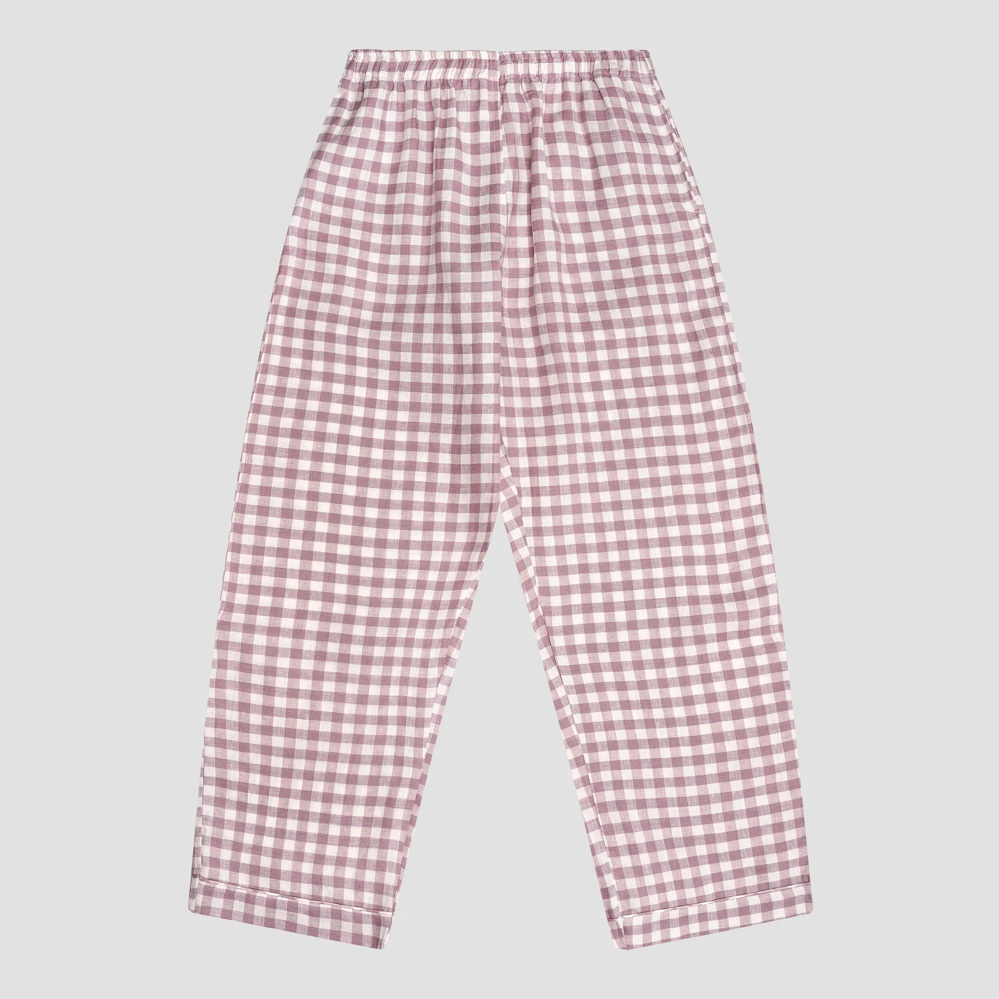 Elderberry Gingham Linen Women's Pajama pants