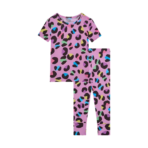 Electric Leopard Short Sleeve Pajama