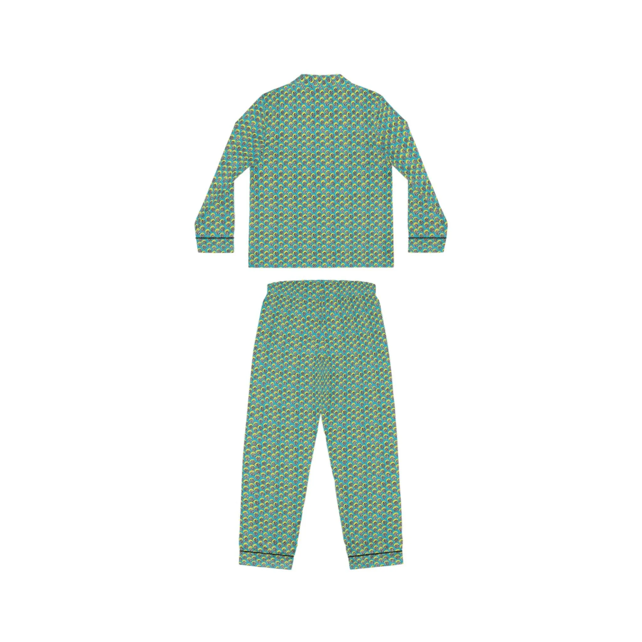Elegant Custom Satin Leopard Print Women's Sleepwear Set