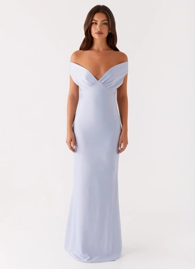 Chilly Weather Comfort Jenner Maxi Dress - Blue