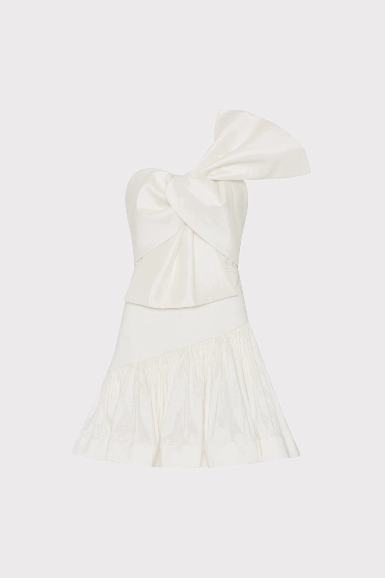 Flow Sleeve Lightweight warm-weather dress Harley Bow Taffeta Mini Dress