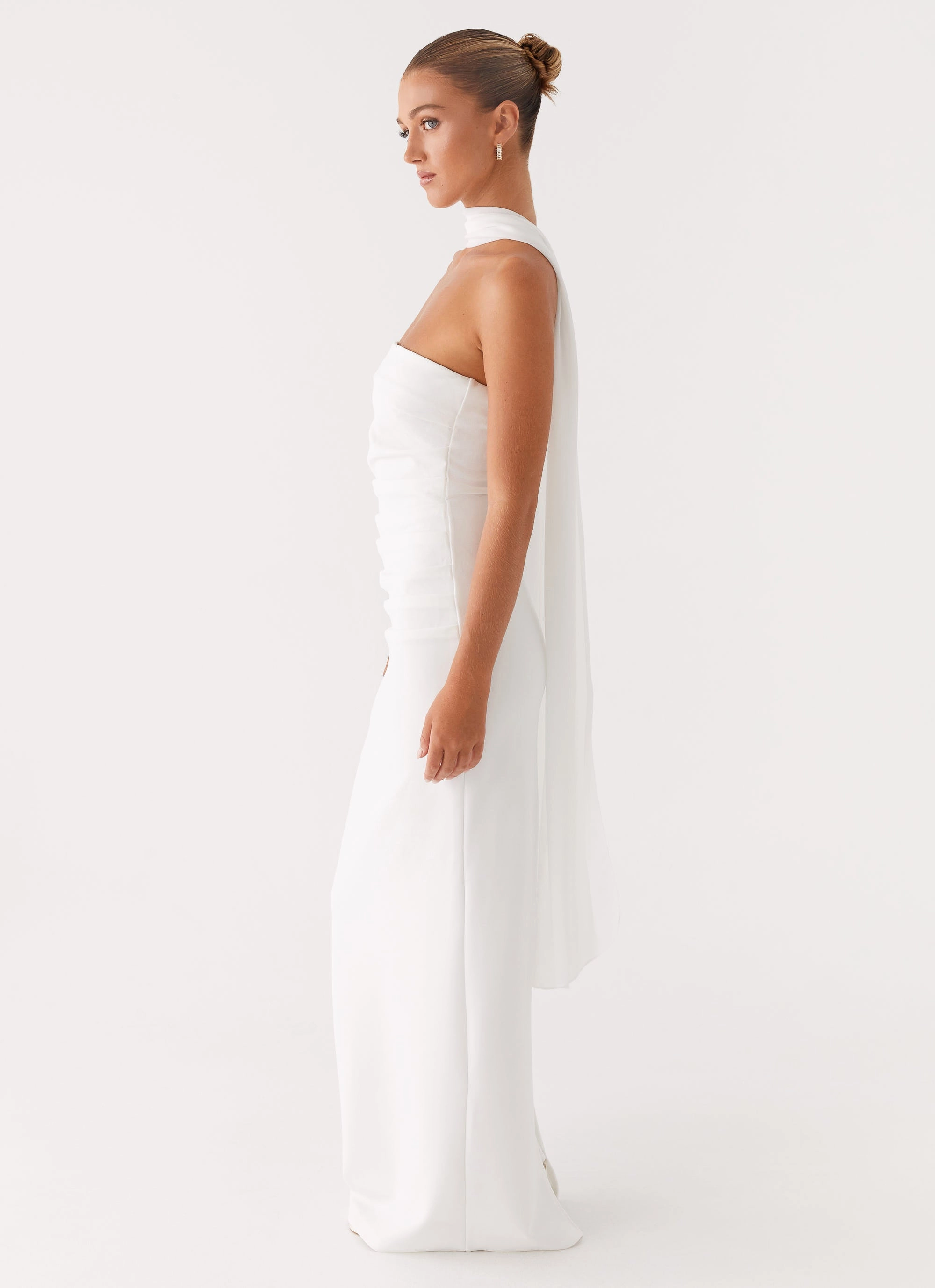Libra Maxi Dress - White Light Silhouette Artistic Edge