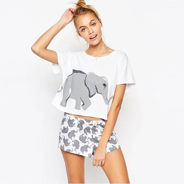 Elephant Pajama Set