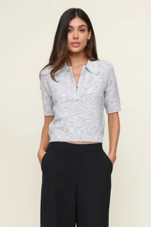 FrayResistant Fabric NonRestrictive Armholes Eliza Zip Up Sweater