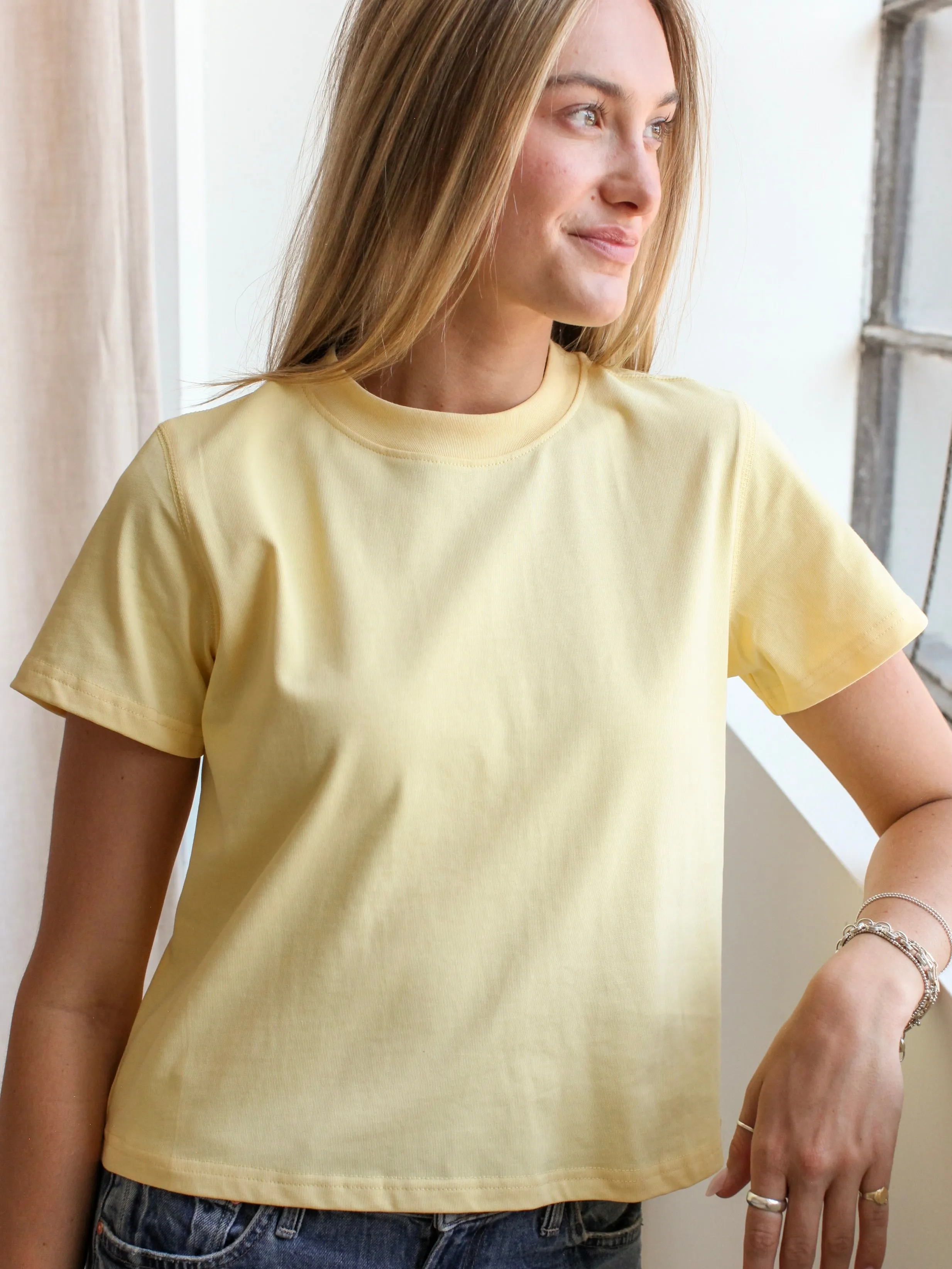 RaglanSleeve Elliot Tee- Butter Yellow