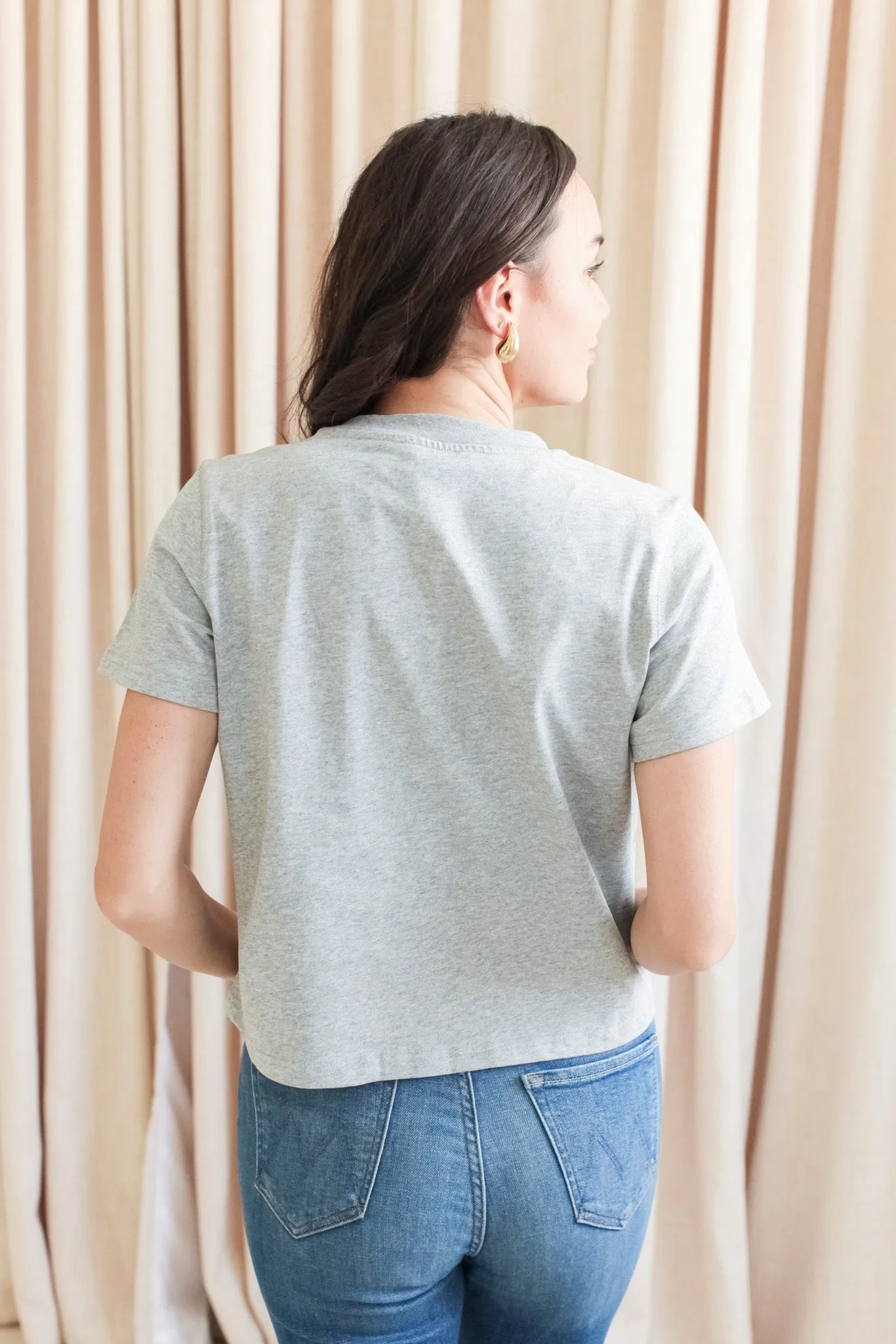 Elliot Tee - Grey VentedBack