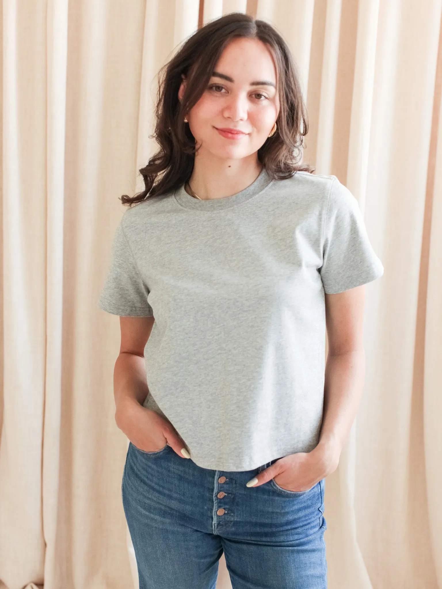 Reflective Detailing Antistatic Elliot Tee - Grey