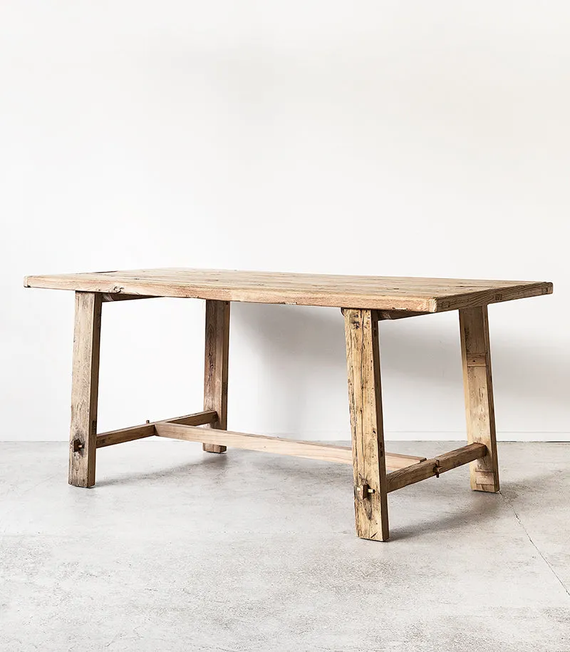 Elmwood Dining Table / 220cm x   90 cm / Natural