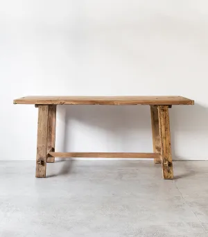 Elmwood Dining Table / 220cm x   90 cm / Natural