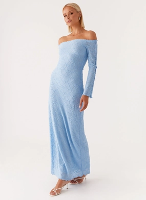 Recycled-Material Natural Flow Elouera Maxi Dress - Baby Blue