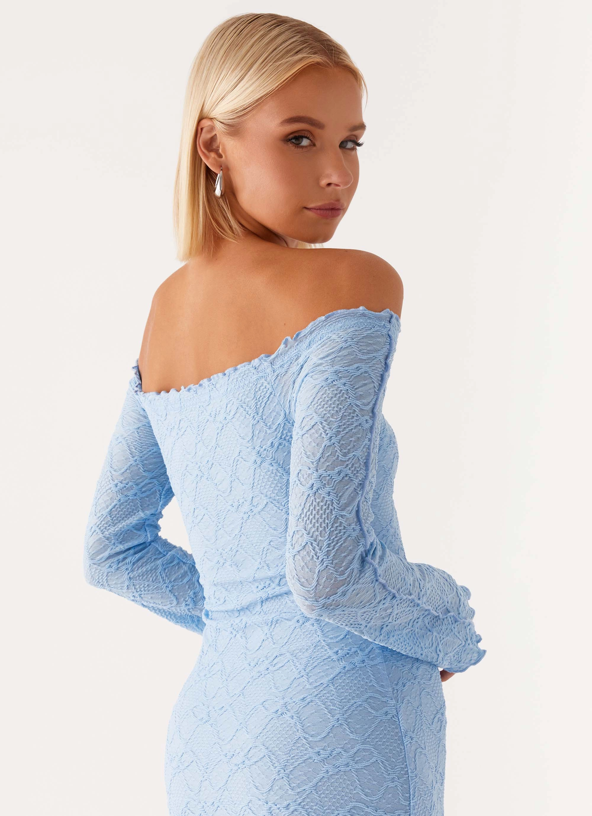 Elouera Maxi Dress - Baby Blue Bright Colors