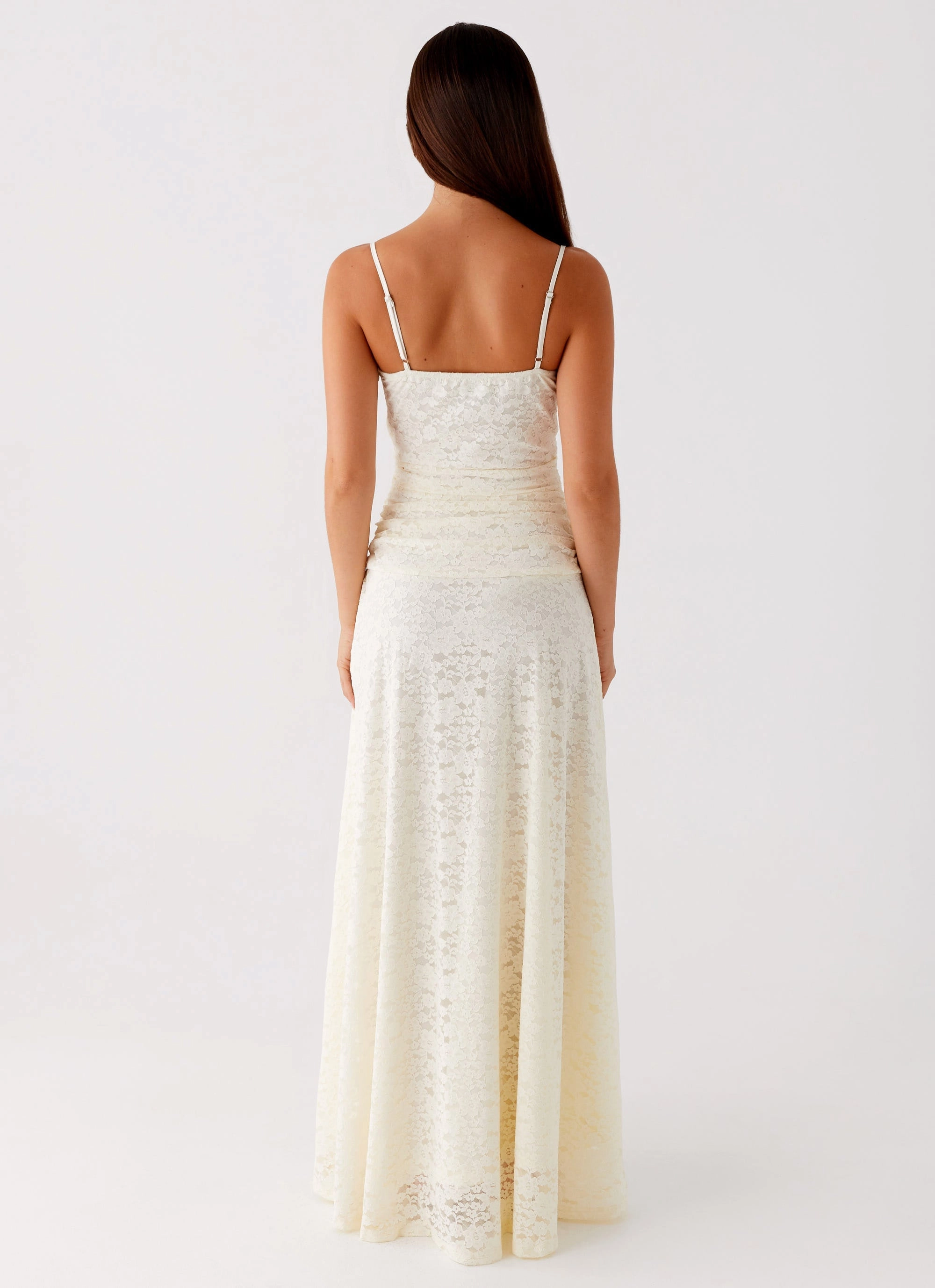 Elsa Maxi Dress - Ivory Sophisticated Appeal Work Option