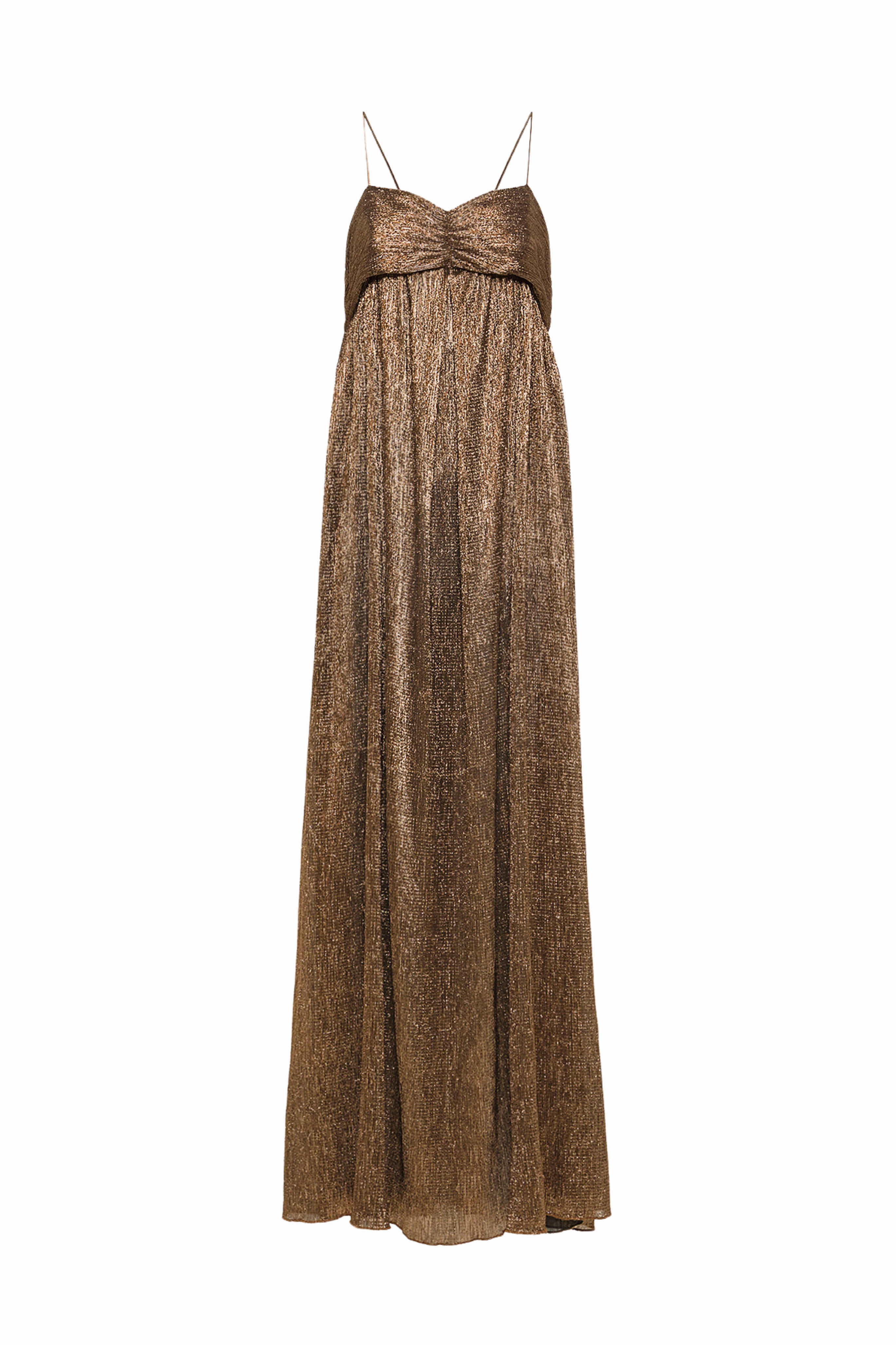 Artistic Edge Soft Weave Froisse Lame Dress