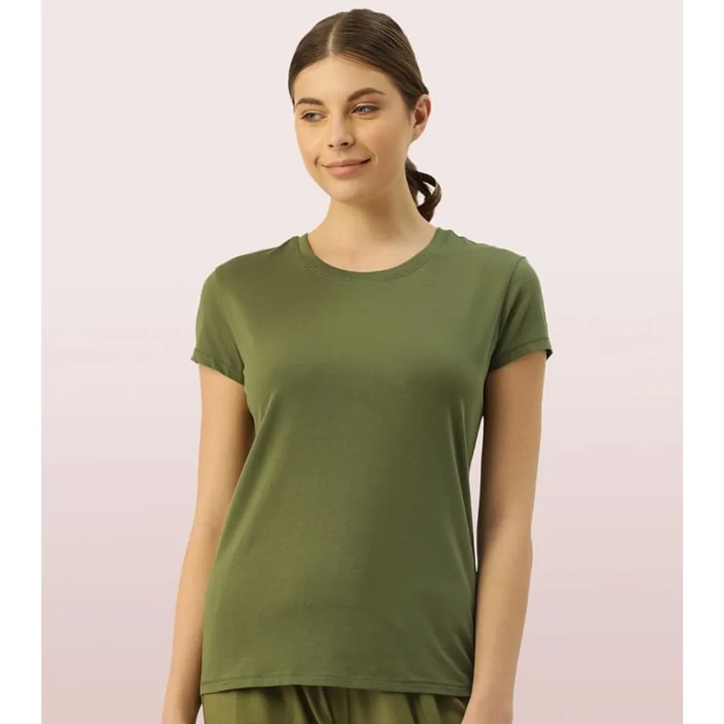 ENAMOR-E047 BASIC CREW TEE â€“ GRAPHIC PRINT | SHORT SLEEVE CREW NECK STRETCH COTTON TEE