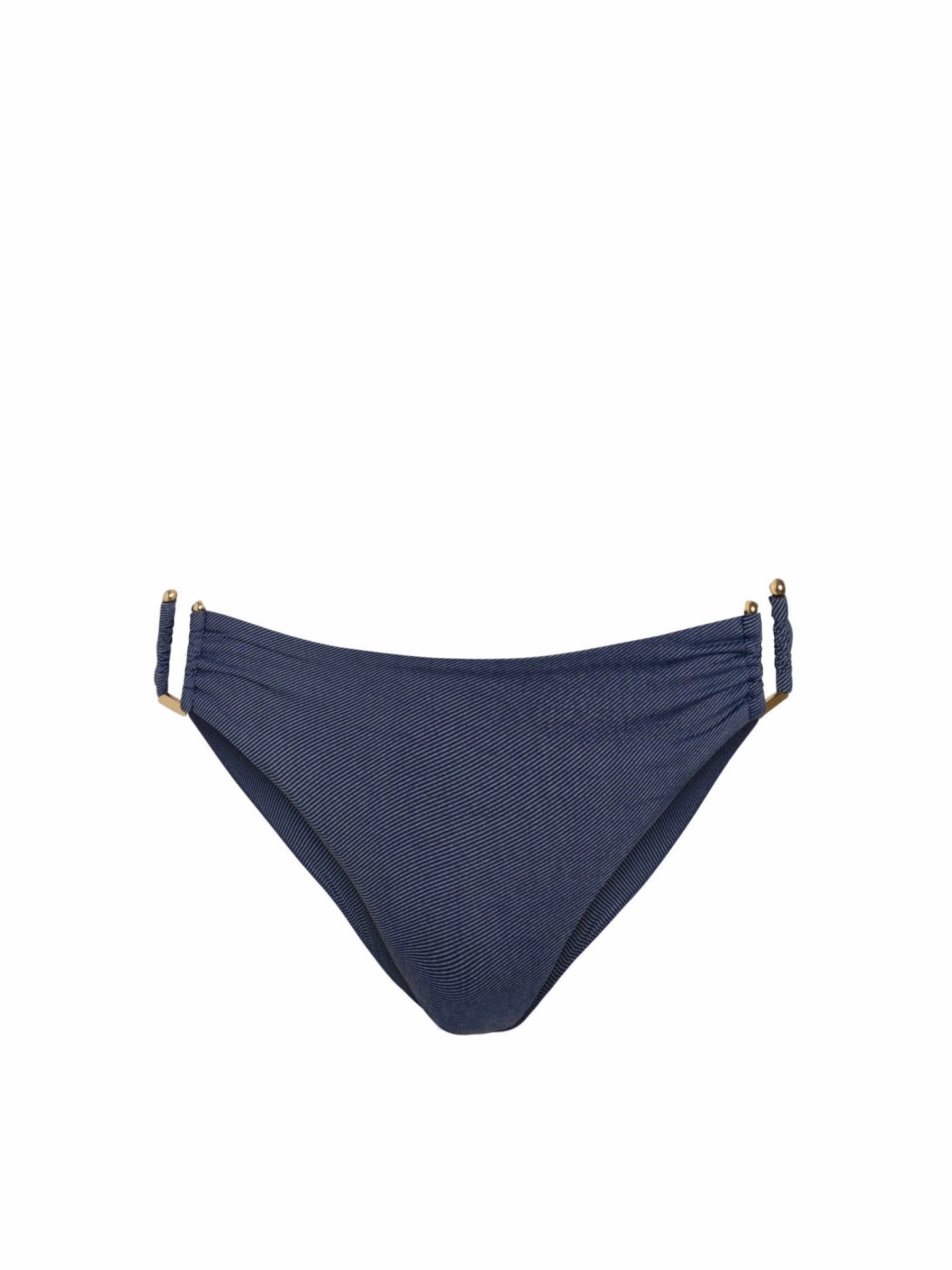 Resort Time Diving Swim Layla Bottom In Indigo Twill