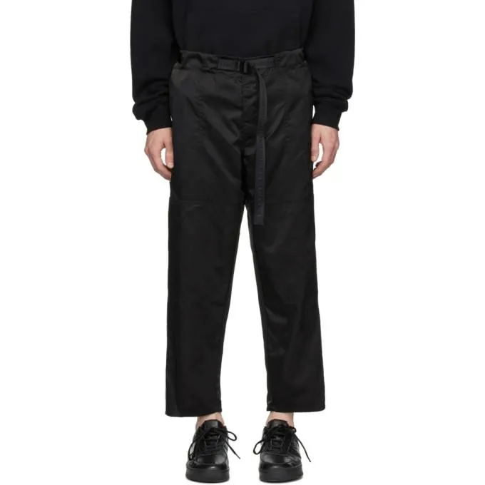 Enfants Riches Deprimes Black Nylon Railroad Lounge Pants