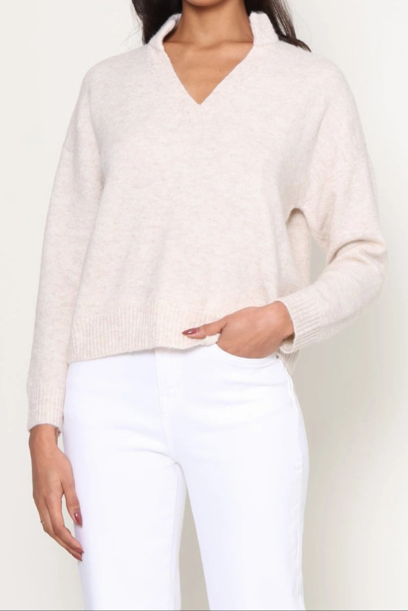 Rubi Sweater Cold Casual Outfit Flatlock Seam Construction