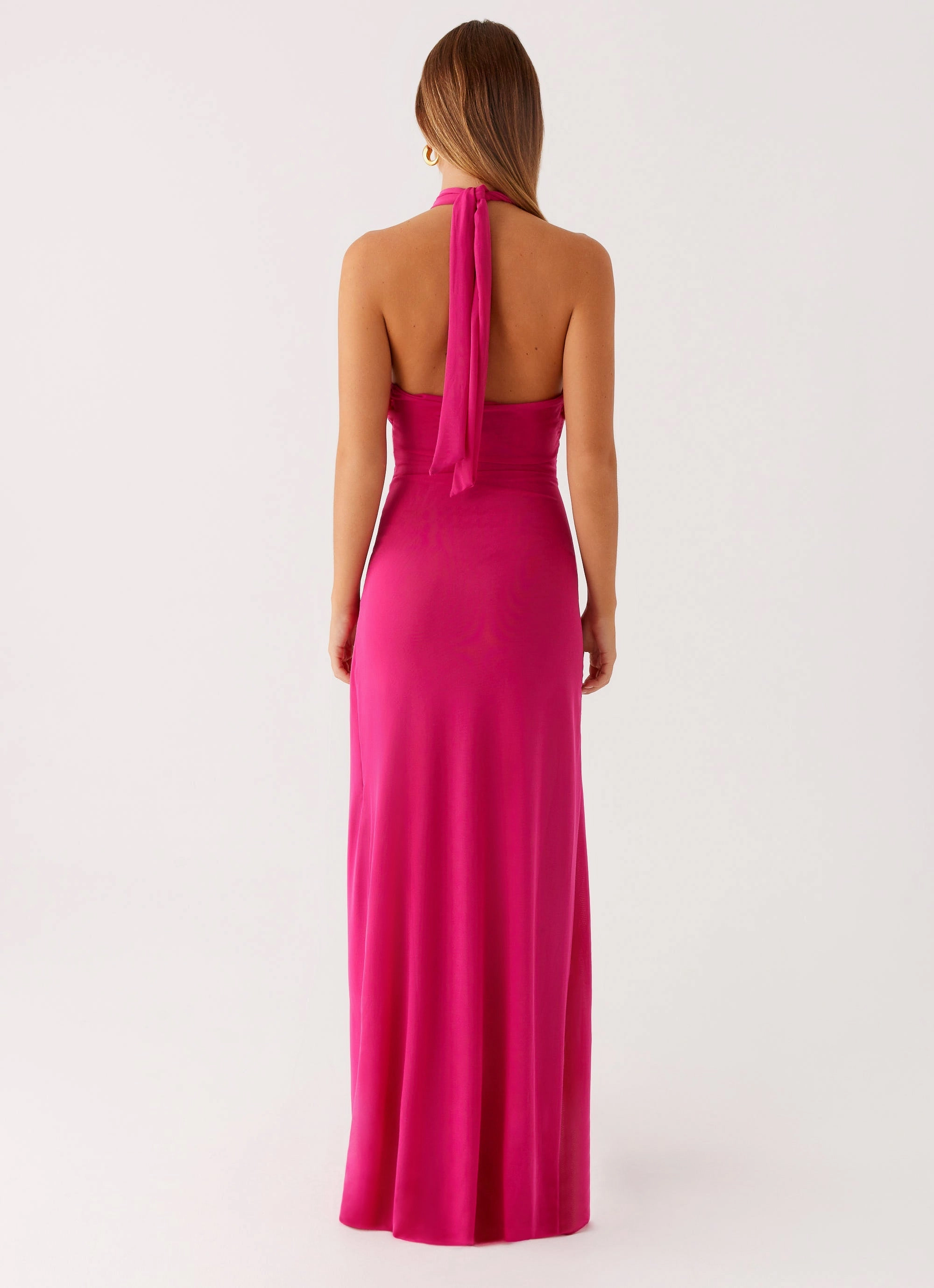 Soft Profile Social Charm Ericka Maxi Dress - Hot Pink