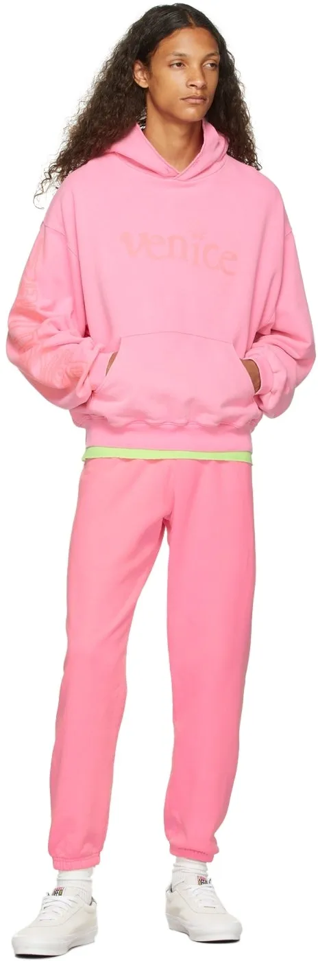 ERL Pink Logo Lounge Pants