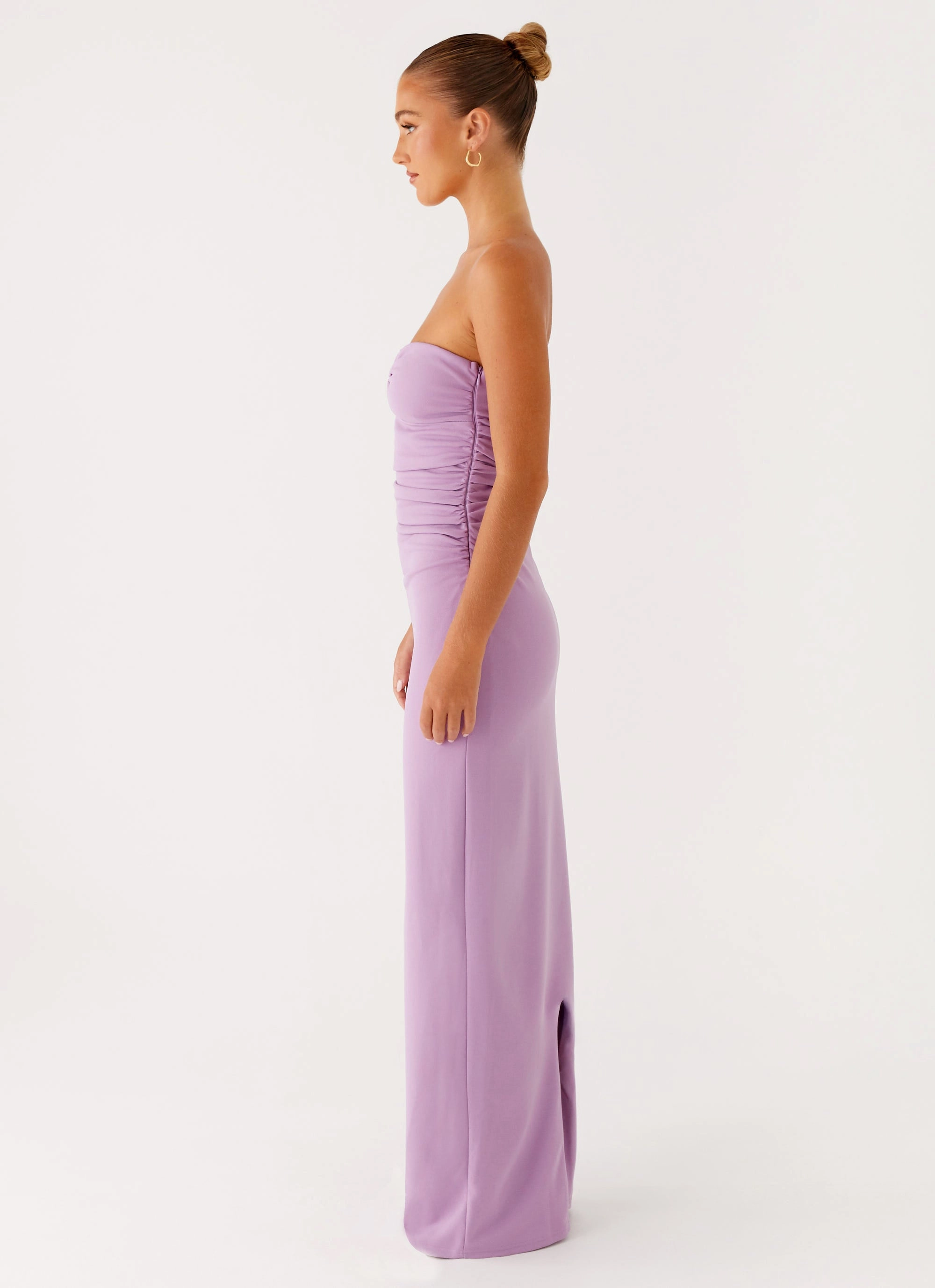 Shape Retention Compact Fit Eryn Maxi Dress - Lilac