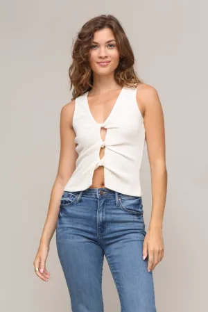 Esber Twisted Open Top Non Closure Collar