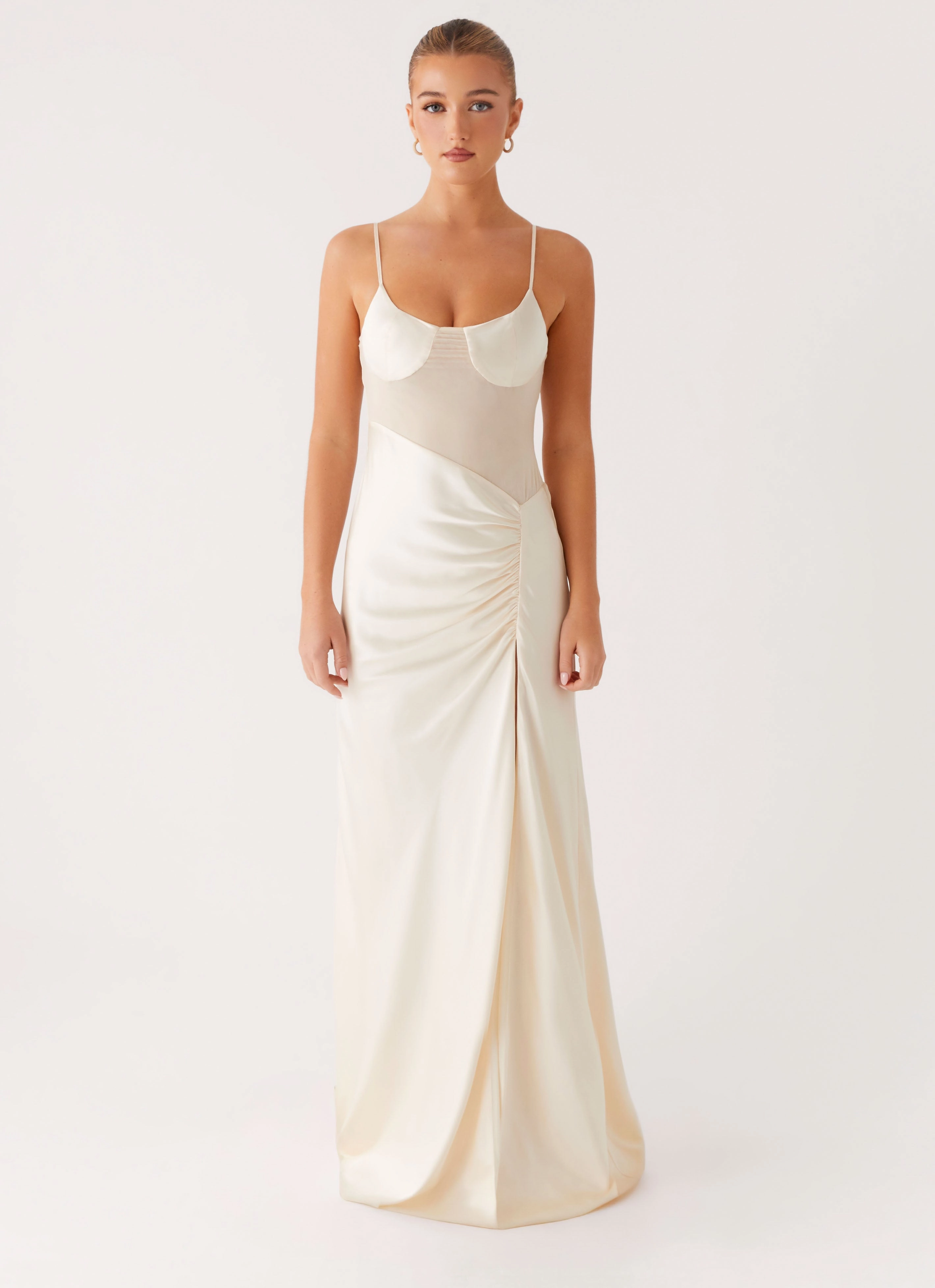 Rising Sun Maxi Dress - Off White SmoothEdgeFinish
