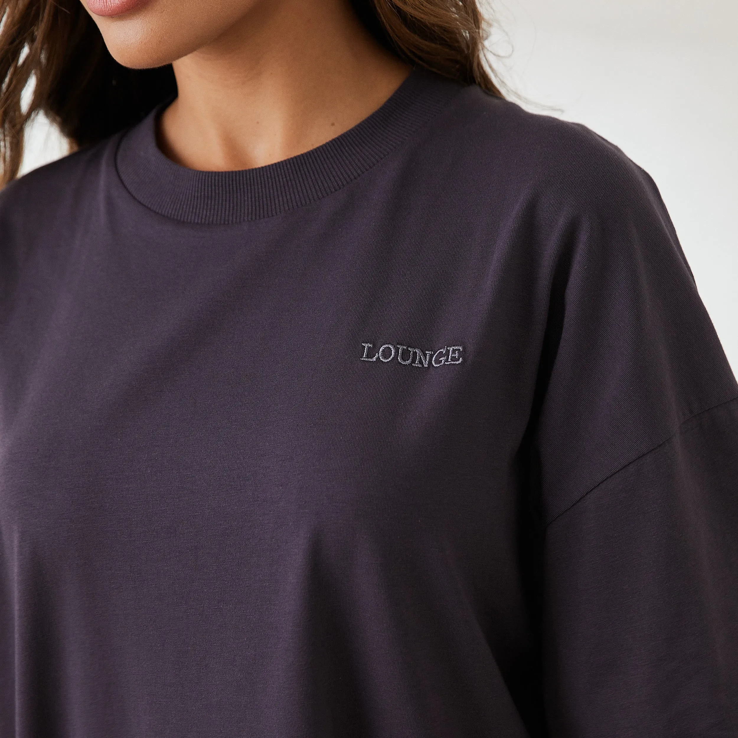 Essential Oversized T-shirt - Smoked Blue