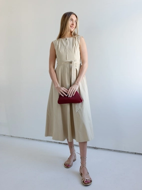 Ester Sash Dress Simple Comfort Stylish Cut