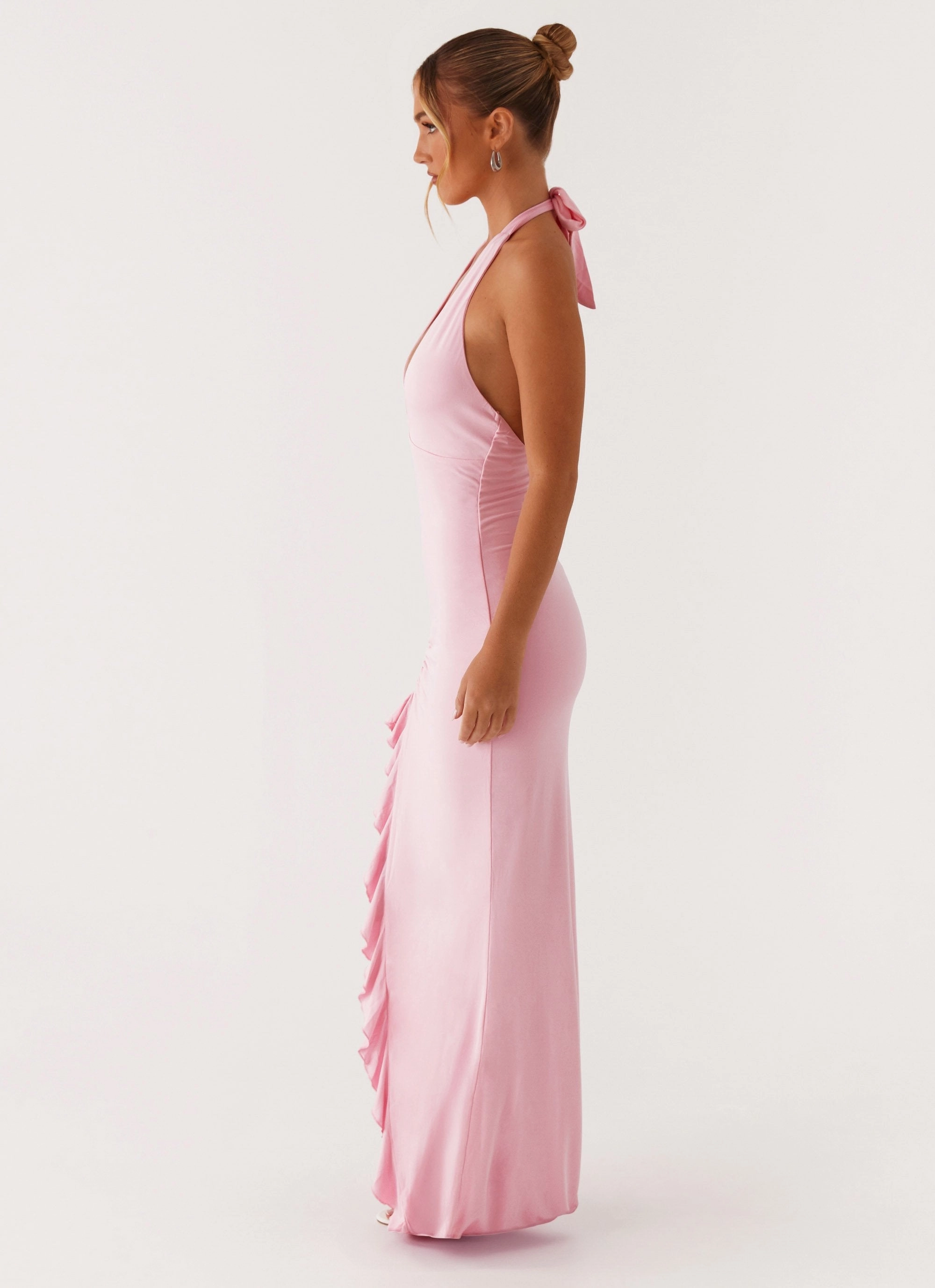 Raglan-Sleeve Charmed By You Maxi Dress - Pink