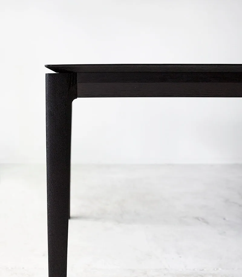 Ethnicraft / French Oak Dining Table / Black / 200x95x76cmH