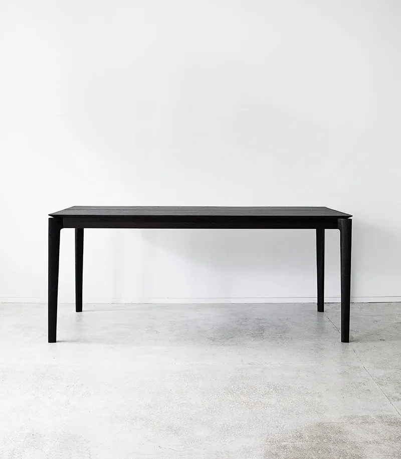Ethnicraft / French Oak Dining Table / Black / 200x95x76cmH