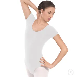 Eurotard - Short Sleeve Leotard - Adult (10475) - White