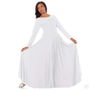 Eurotard - Simplicity Praise Dance Dress - Child/Adult (13524C/13524) - White